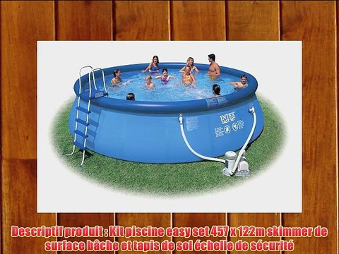Intex - 56912Fr - Piscine - Kit Piscine Easy Set 457 X 122 M - Autostable - ?purateur ? Cartouche