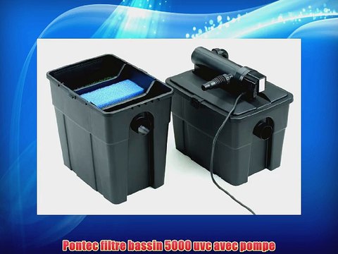Pontec filtre bassin 5000 uvc avec pompe