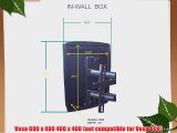 Recessed in Wall Box Articulating Mount for Samsung LED TV Un65eh600 Un65f6300 ... with free