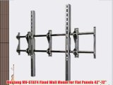 Mustang MV-STAT4 Fixed Wall Mount for Flat Panels 42-72