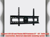 Adjustable 50 Inch Television Tilting Bracket For Wall Stud Wall Hanging~Mount It~