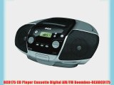 RCD175 CD Player Cassette Digital AM/FM Boombox-RCARCD175