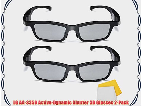 LG AG-S350 Active-Dynamic Shutter 3D Glasses 2-Pack