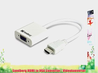 Sandberg HDMI to VGA Converter - Videokonverter