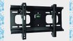 Ultra-Slim Black Adjustable Tilt/Tilting Wall Mount Bracket for Insignia NS-L32Q09-10A (NSL32Q0910A)