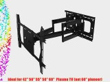 New Full Motion Articulating Dual Arm Tilt Swivel for Samsung PN51E550D1FXZA Plasma HDTV ~