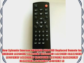 New Sylvania Emerson NH000UD NH001UD Replaced Remote for EMERSON LC260EM2 LC320EM2 RLC320EM1