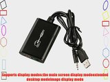 Tendak USB 2.0 to HDMI Converter Cable Graphics Card Adapter with 3.5mm Audio Cable for Multiple