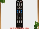 URC A6 Pre-Programmed and Learning Universal Remote Control for up to 6 A/V Components