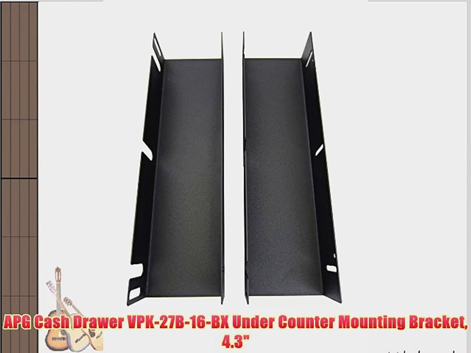APG Cash Drawer VPK-27B-16-BX Under Counter Mounting Bracket 4.3
