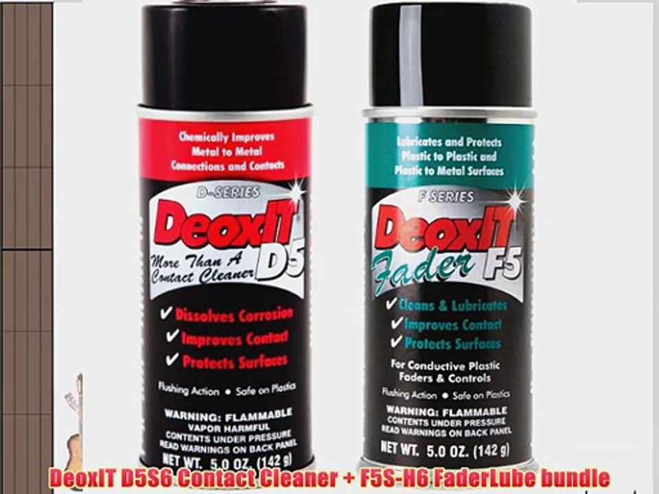 DeoxIT D5S6 Contact Cleaner   F5S-H6 FaderLube bundle