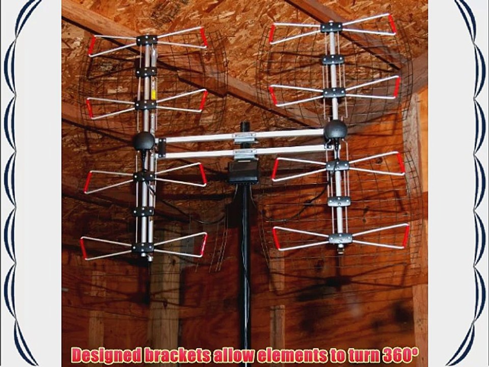 Antennas Direct inc DB8e Extreme Range Multi-Directional Bowtie UHF Antenna