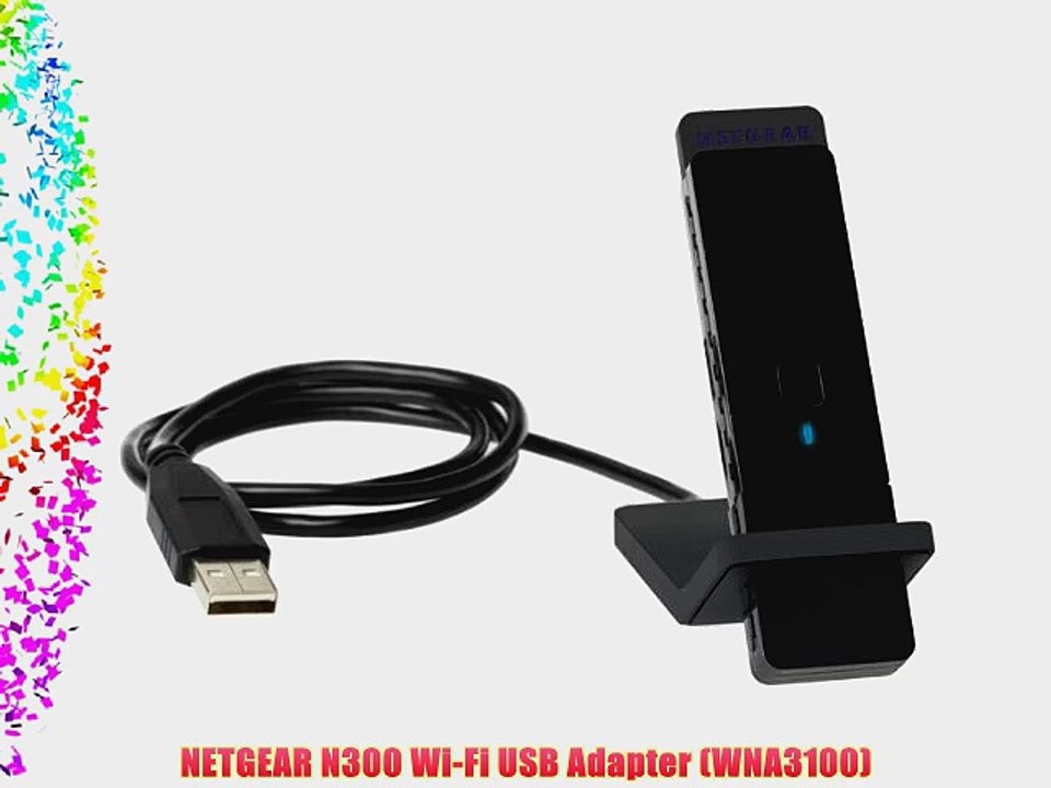 NETGEAR N300 Wi-Fi USB Adapter (WNA3100)