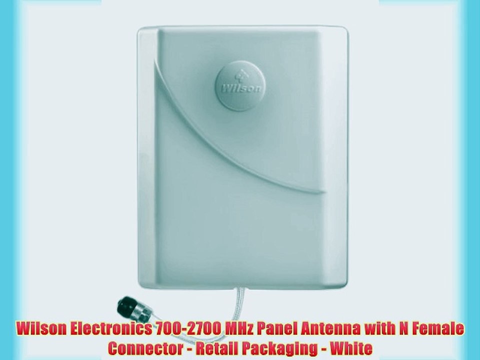 Wilson Electronics 700-2700 MHz Panel Antenna with N Female Connector - Retail Packaging -