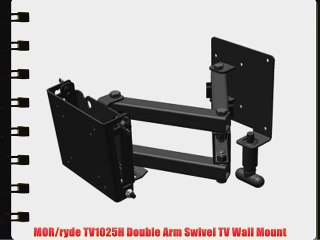 MOR/ryde TV1025H Double Arm Swivel TV Wall Mount