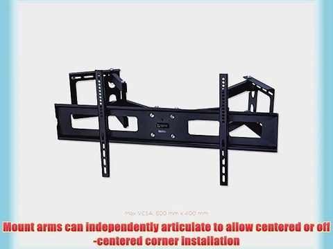 Mount-It! Articulating Corner Mount for LED LCD and Plasma TVs up to 37 to 63 TVs ( MI-484C