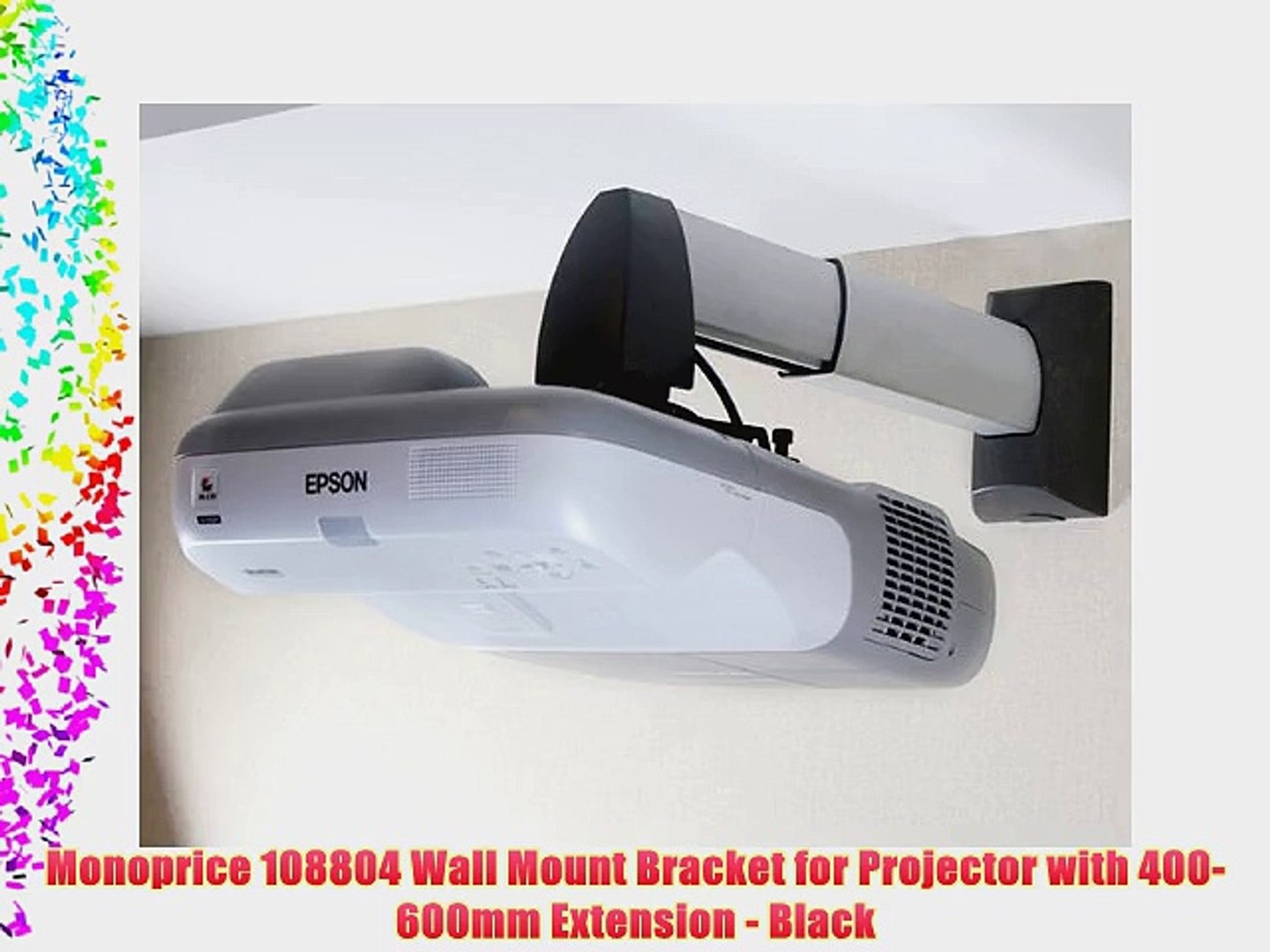 Monoprice 108802 Vertical Adjusting Ceiling Bracket For Projector