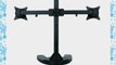 Halter? Freestanding Dual/Two LCD Monitor Desk Stand Holds Monitors up to 24 Widescreen