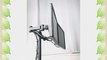 Dual Monitor Stand by NYCCO Heavy Duty Desk Mount Fully Adjustable fits 2 Screens up to 30