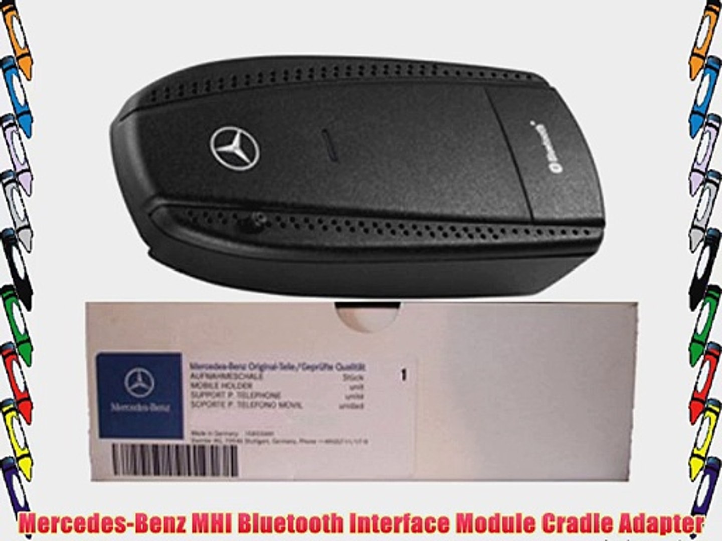 Mercedes-Benz MHI Bluetooth Interface Module Cradle Adapter - video  Dailymotion