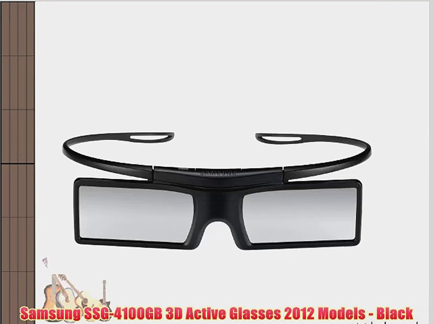 Samsung SSG-4100GB 3D Active Glasses 2012 Models - Black - video Dailymotion
