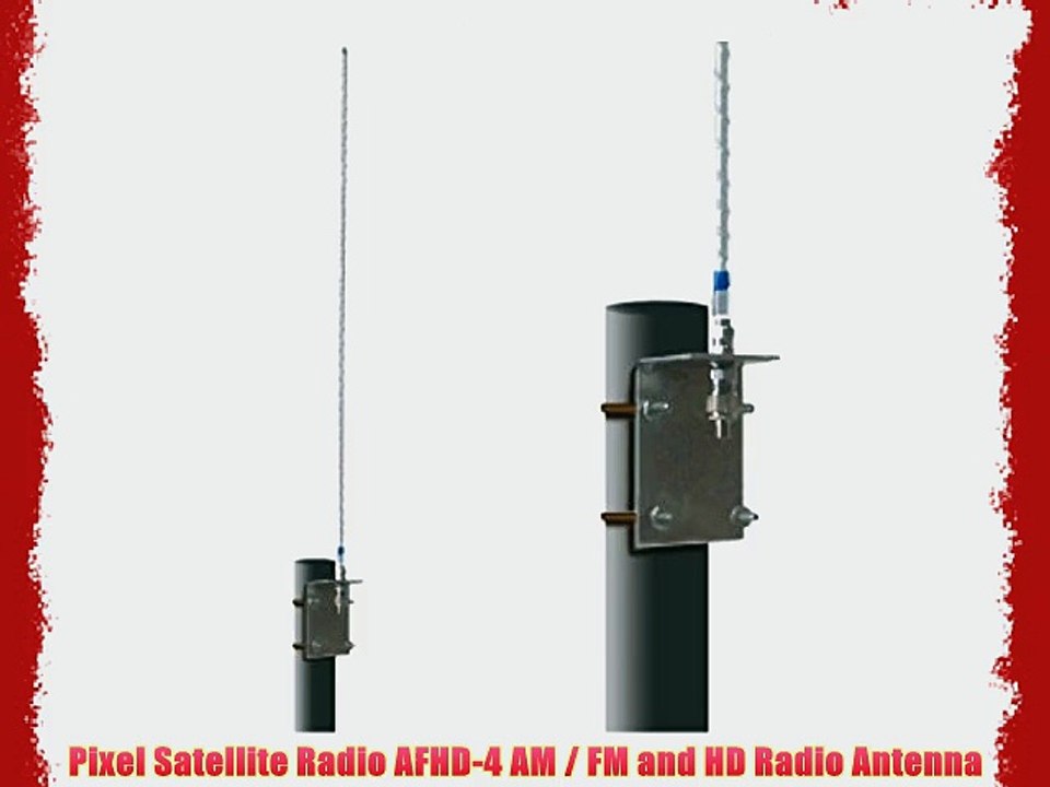 Pixel Satellite Radio AFHD-4 AM / FM and HD Radio Antenna