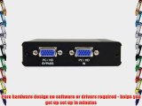 StarTech.com VGA2TV2WAY2 2-Way High Resolution HDTV VGA Video Converter with Scaler