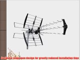 VHF/UHF/HDTV Fringe Yagi Outdoor Television Antenna