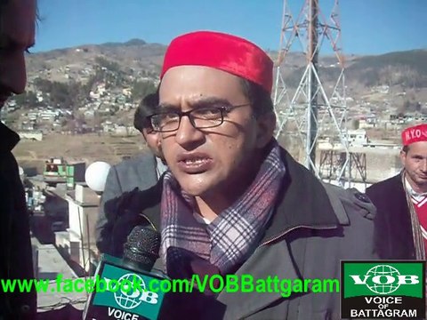 Battagram: #KPK Provincial President of #NYO Mr. Sangeen Khan given Interview to #VOBNews: Voice Of Battagram - VOB