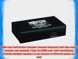 Tripp Lite HDMI over Cat5 / Cat6 Remote Extender Repeater for Video and Audio