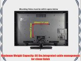 Mount-It! Full Motion Flat Panel Monitor/LCD TV Wall Mount with Dual Articulating Arm for 13-27