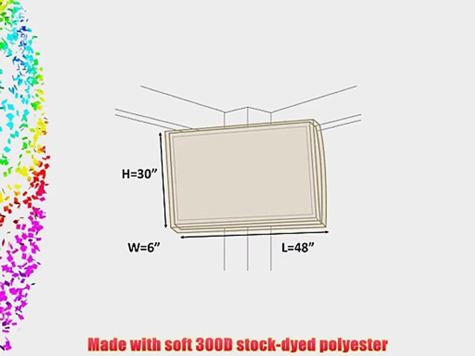 50 Inch Outdoor TV Cover (Full Cover) - 13 sizes available