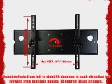 Mount-It! Articulating LCD / LED / Plasma TV Wall Mount for 32-60 inch Flat Panel TVs with