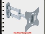 Bentley Mounts LCM-223S Full-Motion Articulating Arm Wall Mount for 13 to 42-Inch Flat Panels