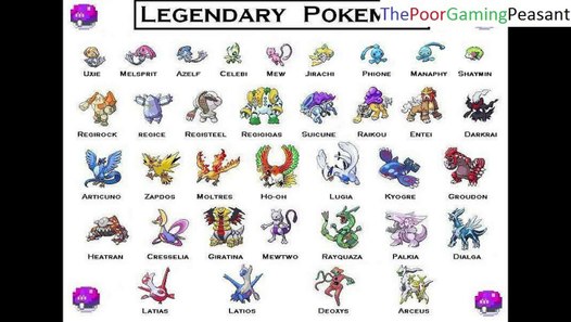 The Top 10 Best Legendary Pokemon Revealed - video dailymotion