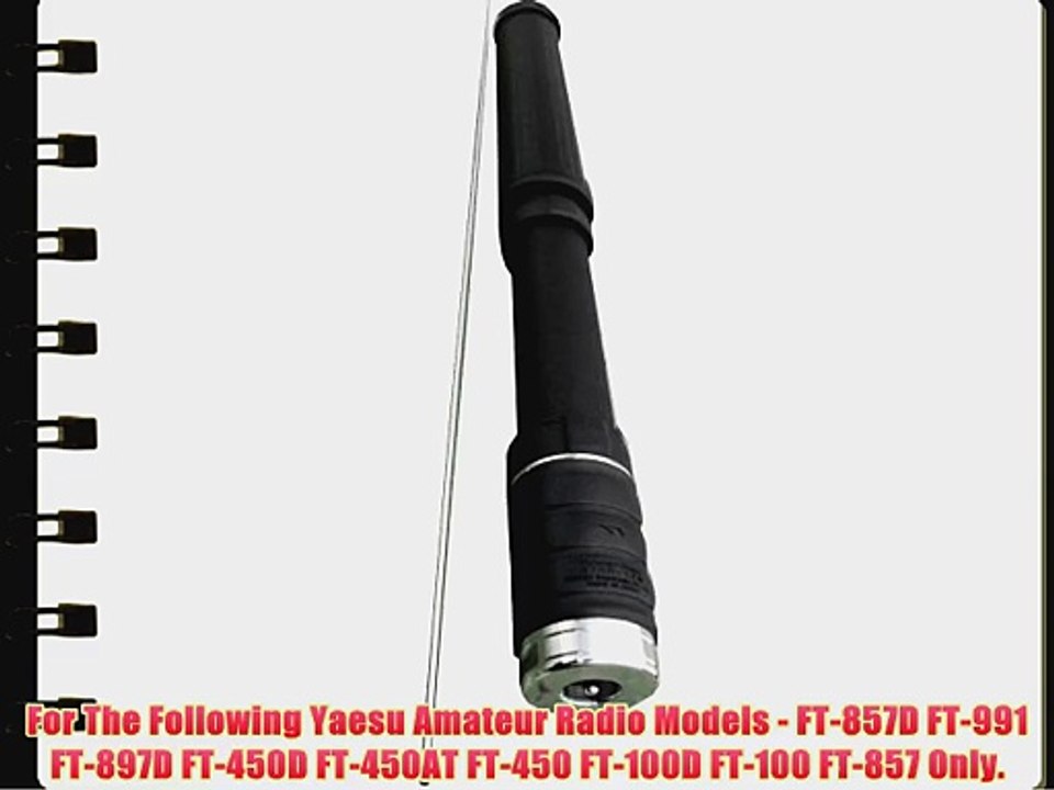 Yaesu ATAS-120A 40 Meter through 70cm Auto Tune Motorized HF/VHF/UHF Antenna For FT-857D FT-450DandFT-897D