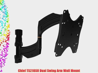 Chief TS218SU Dual Swing Arm Wall Mount