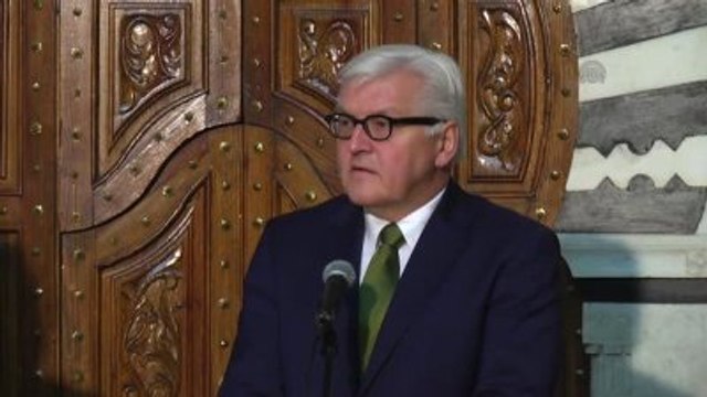 Almanya Dışişleri Bakanı Frank-Walter Steinmeier Tunus'ta