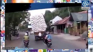 Over Load Truck Fell Down - Social Viral Video