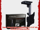 Cmple - Universal Ceiling Cabinet Mount for TV -17-37 with Swiveling and folding functions