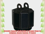 Rotatable Organizer Media Holder in Octagon Shape for Cellphone Remote Controls TV Control