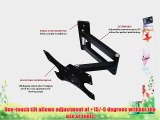 Mount-it! MI-407 LCD TV Wall Mount with Full Motion Articulating Arm for 23-37 Inches Flat