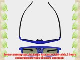 SainSonic Rainbow Series 3D Active Rechargeable Shutter Glasses for Mitsubishi Samsung Acer