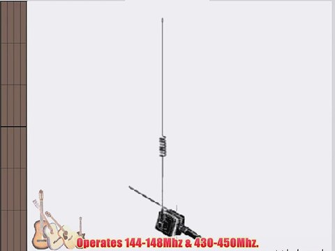Dual Band 2M/440 Amateur Glass Mount Antenna