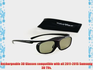 ValueView 3D Glasses for SAMSUNG? 3D TVs. Rechargeable. ONE PAIR