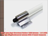 Alfa Hi-Gain Omni-Directional Outdoor 12dBi Antenna - 2.4/2.5GHz 3.7-Feet long Weatherproof