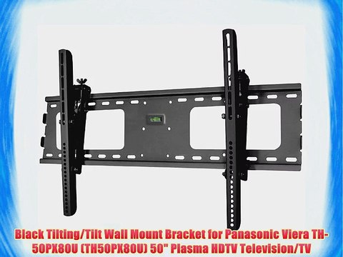 Black Tilting/Tilt Wall Mount Bracket for Panasonic Viera TH-50PX80U (TH50PX80U) 50 Plasma