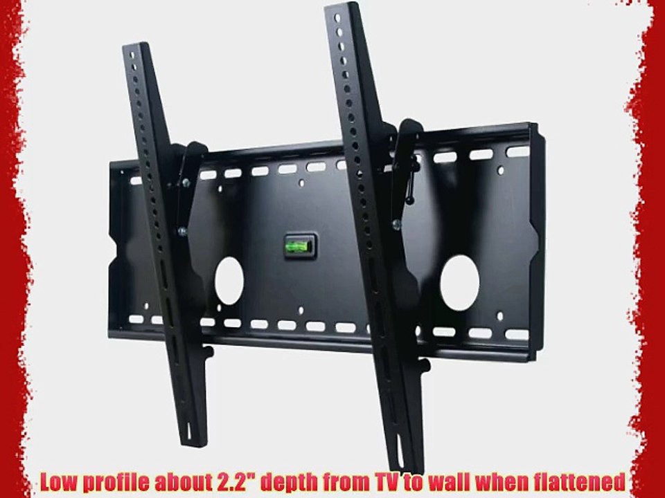 VideoSecu Black Tilting Wall Mount Bracket for Sharp 42 60 70 80 LC-42D64U LC-60UQ17U LC-60TQ15U