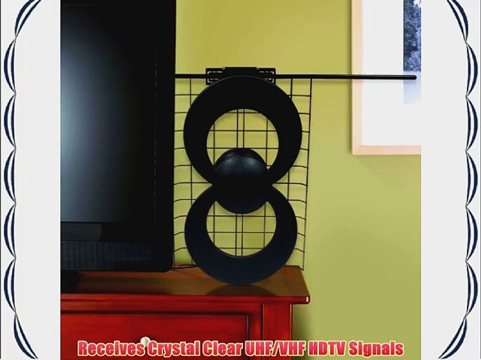 Antennas Direct C2-V-CJM ClearStream 2-V Long Range UHF/VHF Indoor/Outdoor DTV Antenna with