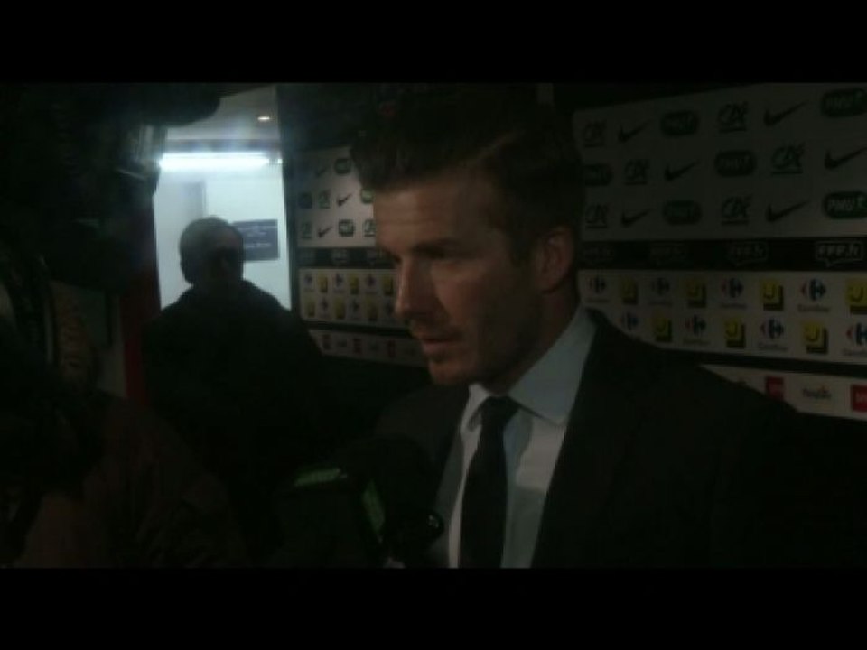 Foot - Coupe : Beckham, «Tout simplement heureux»